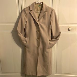 Wool trench coat